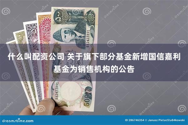 什么叫配资公司 关于旗下部分基金新增国信嘉利基金为销售机构的公告