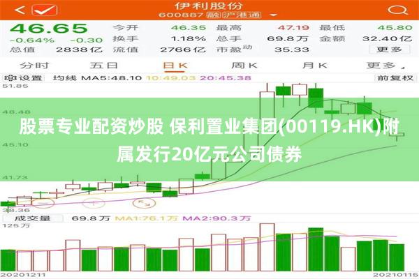 股票专业配资炒股 保利置业集团(00119.HK)附属发行20亿元公司债券