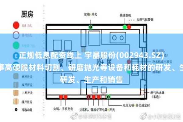 正规低息配资线上 宇晶股份(002943.SZ)：主要从事高硬脆材料切割、研磨抛光等设备和耗材的研发、生产和销售