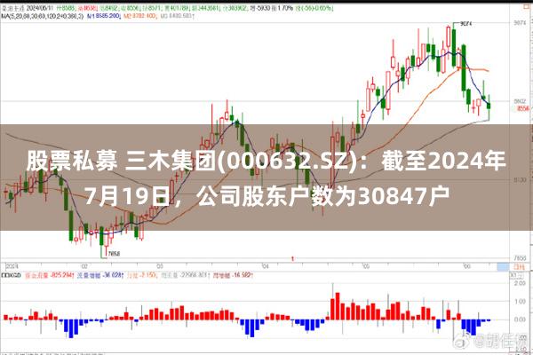 股票私募 三木集团(000632.SZ)：截至2024年7月19日，公司股东户数为30847户