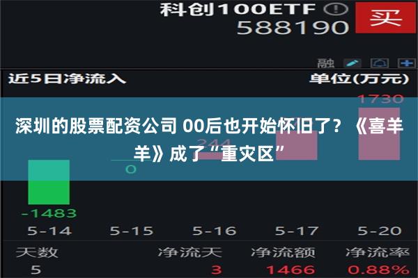 深圳的股票配资公司 00后也开始怀旧了？《喜羊羊》成了“重灾区”